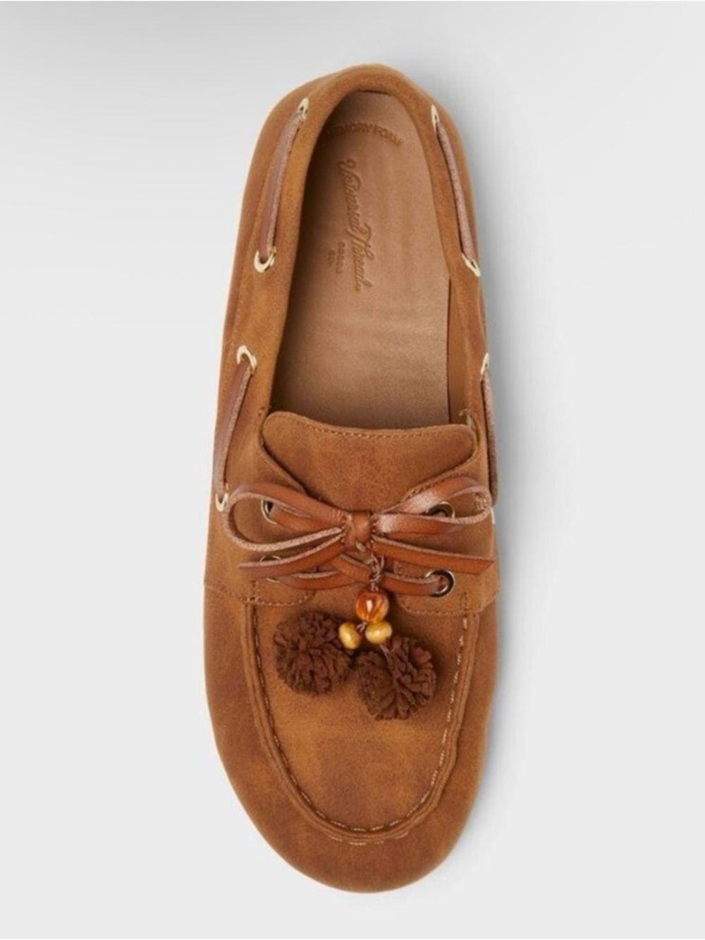 Woman's Brown Suede Tassel Loafers
